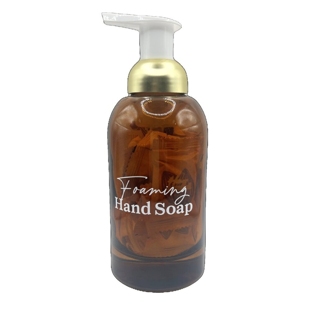 NEW Foaming Hand Soap Glass Bottle - Honey Almond - 15 Refillable Tablets, 8g